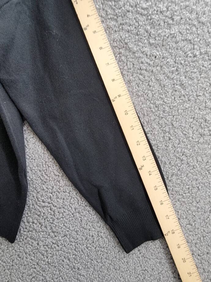 French Connection Beaded Mock Neck Sweater Women's S Blackout Long Sleeve