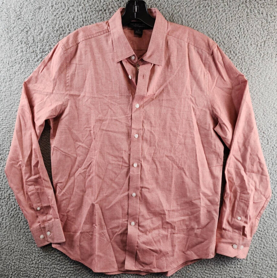 The Men's Store at Bloomingdale's Regular Fit Cotton Flannel Shirt Men's M Brick