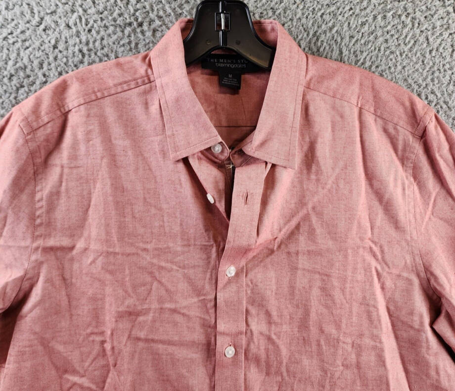 The Men's Store at Bloomingdale's Regular Fit Cotton Flannel Shirt Men's M Brick