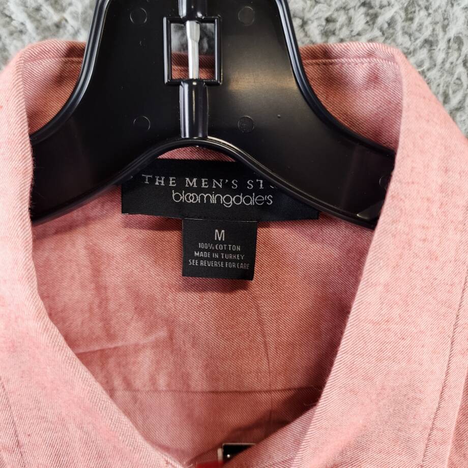 The Men's Store at Bloomingdale's Regular Fit Cotton Flannel Shirt Men's M Brick