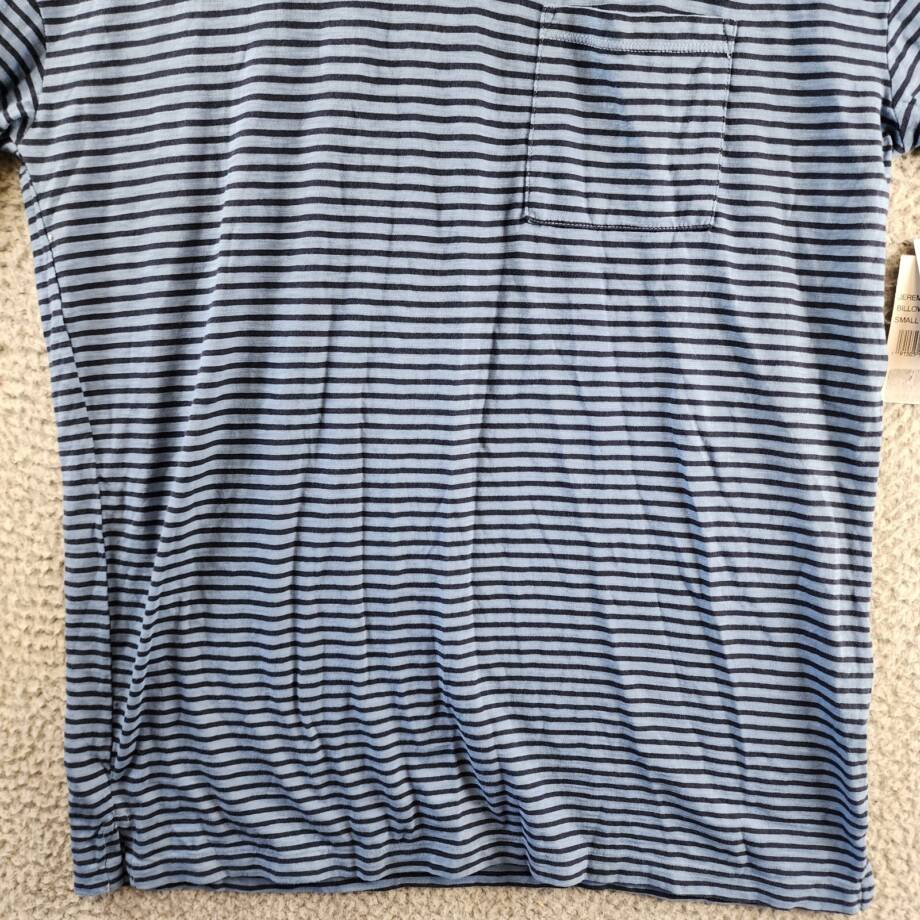 Velvet by Graham & Spencer Jeremy Pocket Tee Men's S Billow Striped Pullover S/S