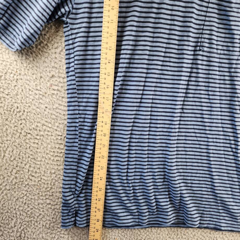 Velvet by Graham & Spencer Jeremy Pocket Tee Men's S Billow Striped Pullover S/S