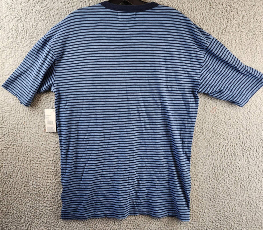 Velvet by Graham & Spencer Jeremy Pocket Tee Men's S Billow Striped Pullover S/S