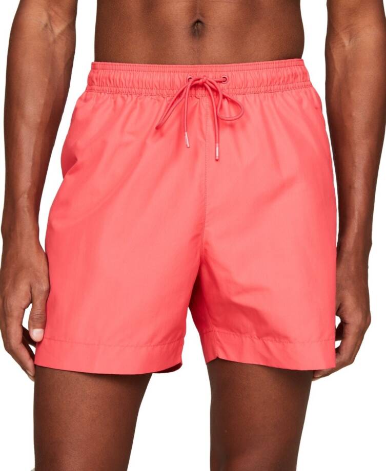 Tommy Hilfiger Drawstring Logo 7" Swim Trunks Men's XXL Summer Peach