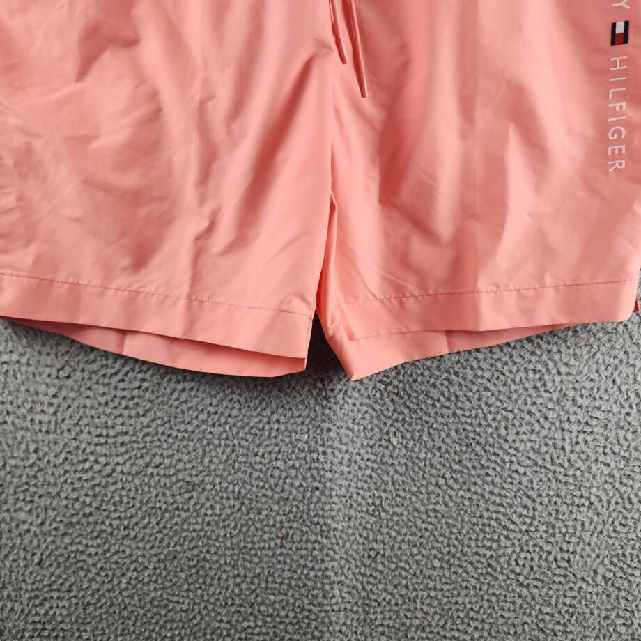Tommy Hilfiger Drawstring Logo 7" Swim Trunks Men's XXL Summer Peach