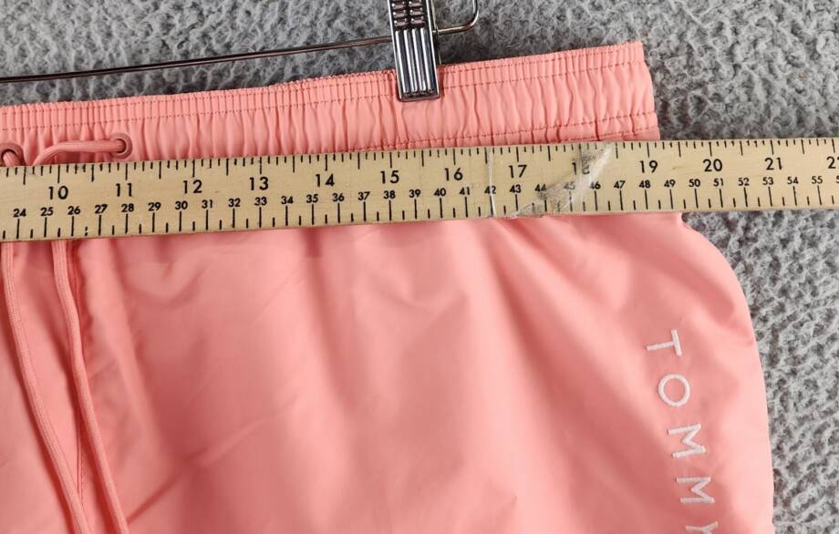 Tommy Hilfiger Drawstring Logo 7" Swim Trunks Men's XXL Summer Peach