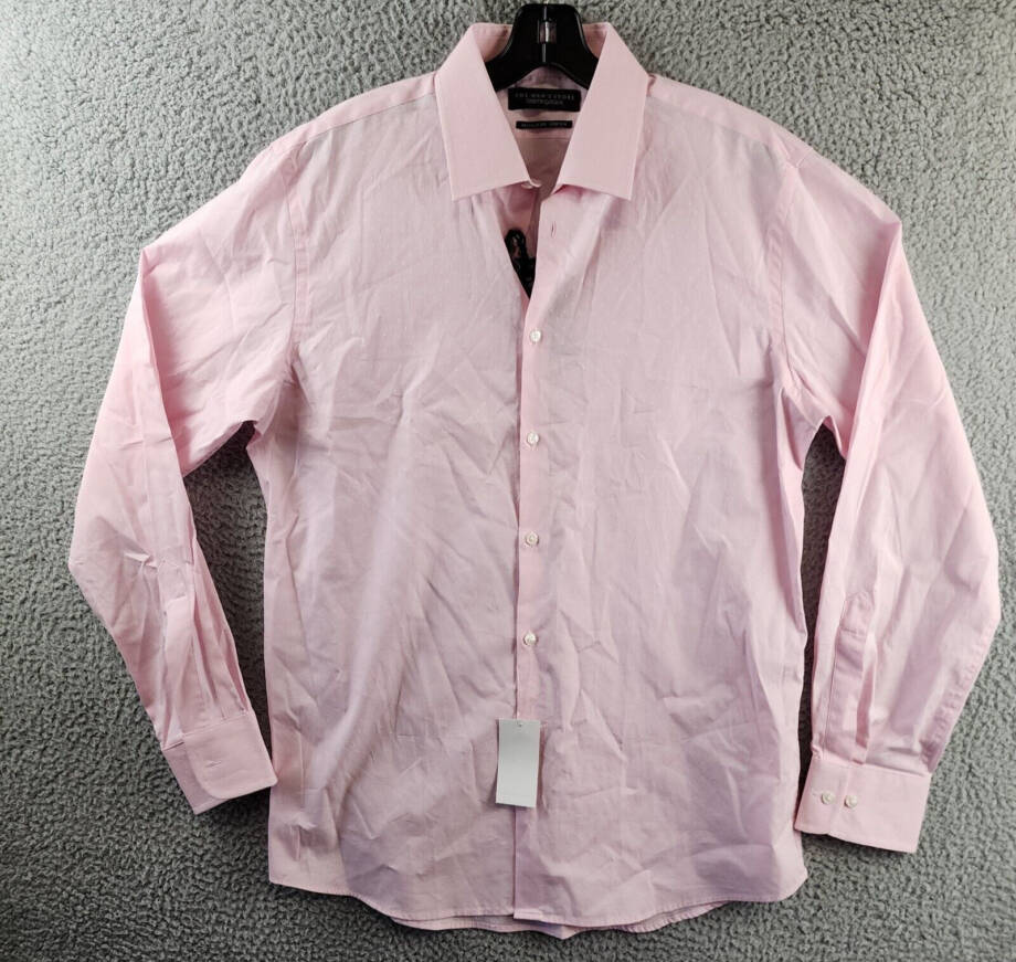 The Men's Store at Bloomingdale's Dobby Stretch Dress Shirt Men's 34-35/16 Pink+
