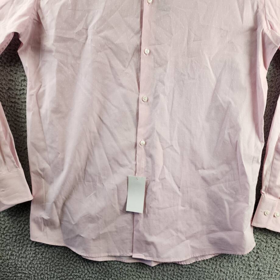 The Men's Store at Bloomingdale's Dobby Stretch Dress Shirt Men's 34-35/16 Pink+