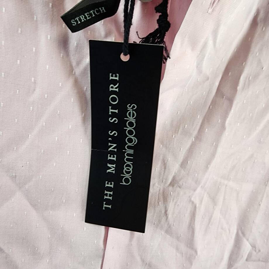The Men's Store at Bloomingdale's Dobby Stretch Dress Shirt Men's 34-35/16 Pink+