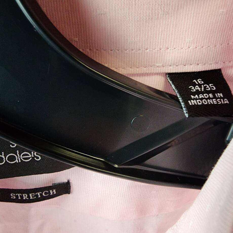 The Men's Store at Bloomingdale's Dobby Stretch Dress Shirt Men's 34-35/16 Pink+