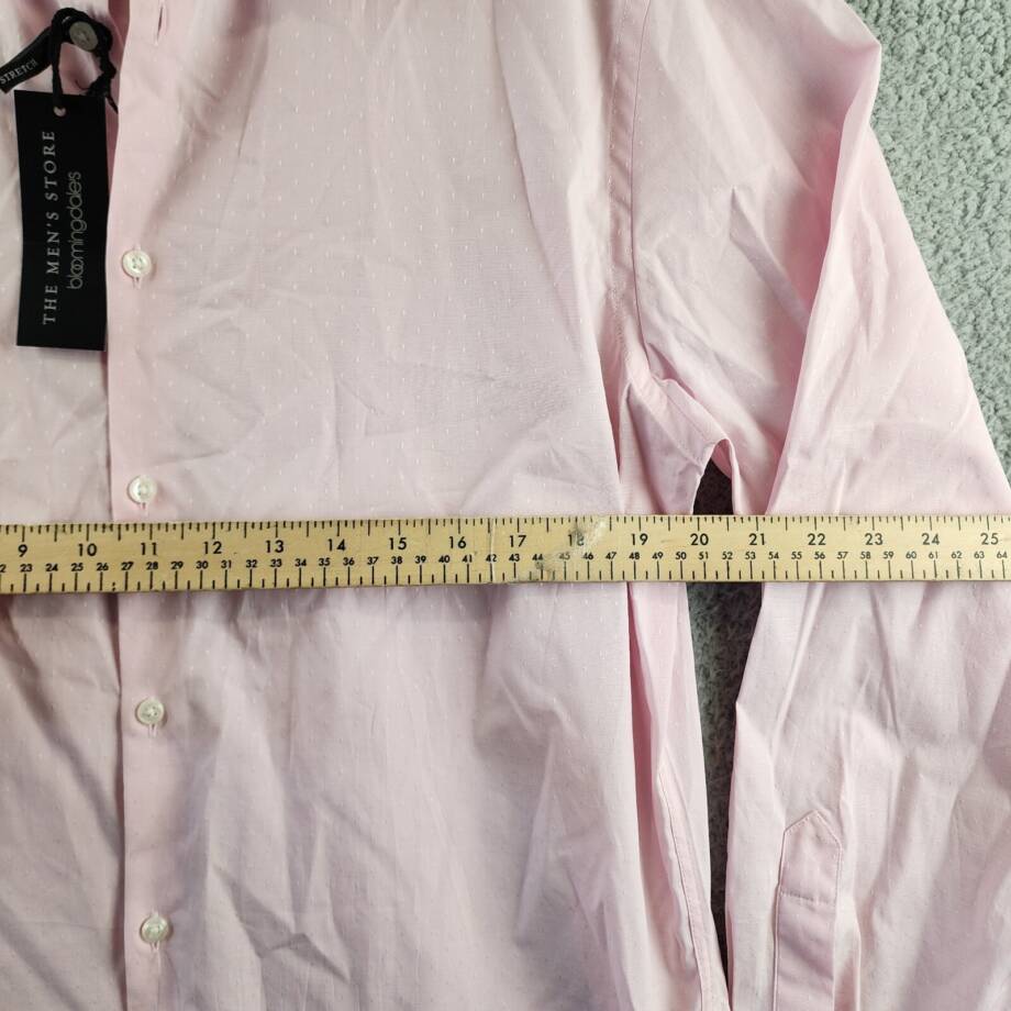 The Men's Store at Bloomingdale's Dobby Stretch Dress Shirt Men's 34-35/16 Pink+