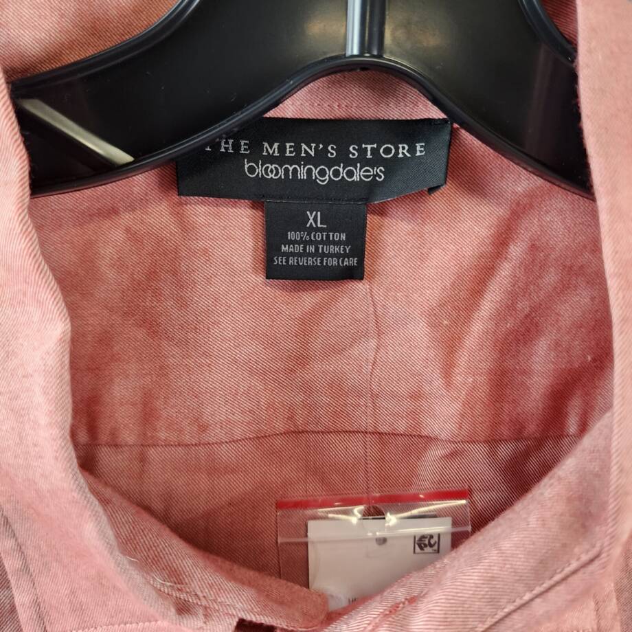 The Men's Store at Bloomingdale's Regular Fit Flannel Shirt Men's XL Brick L/S
