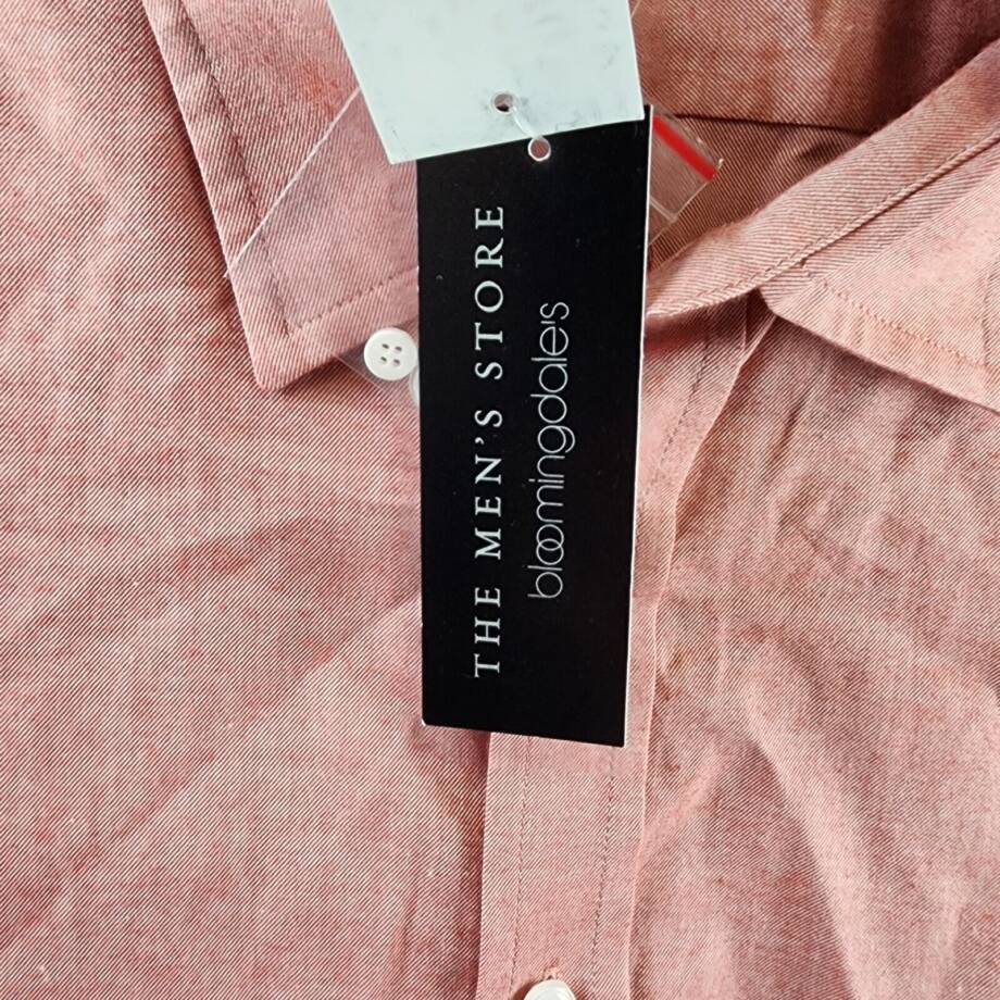 The Men's Store at Bloomingdale's Regular Fit Flannel Shirt Men's XL Brick L/S