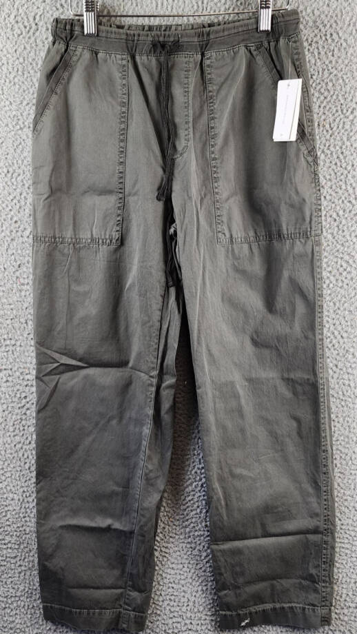 Velvet by Graham & Spencer Misty Drawstring Pants Women's XS Tundra Grey Pull-On