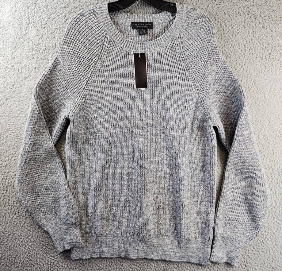 The Men's Store at Bloomingdale's Raglan Sleeve Crewneck Sweater Men's M Savanne