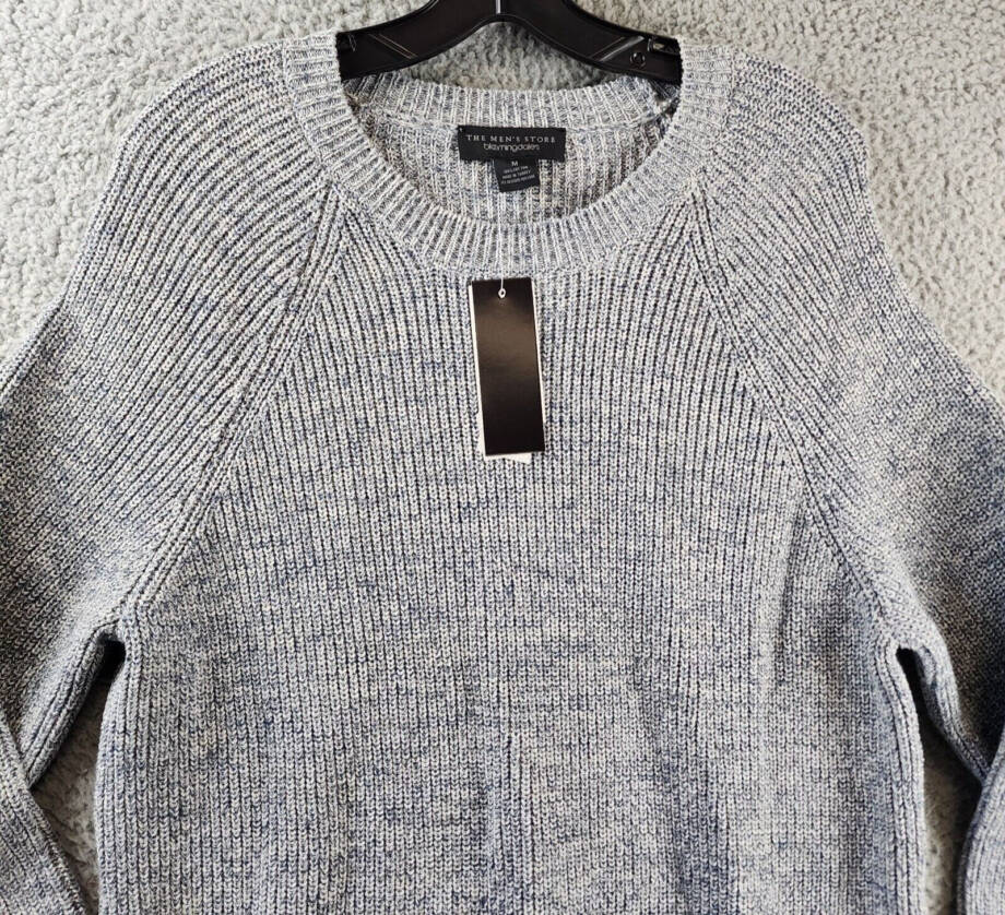 The Men's Store at Bloomingdale's Raglan Sleeve Crewneck Sweater Men's M Savanne