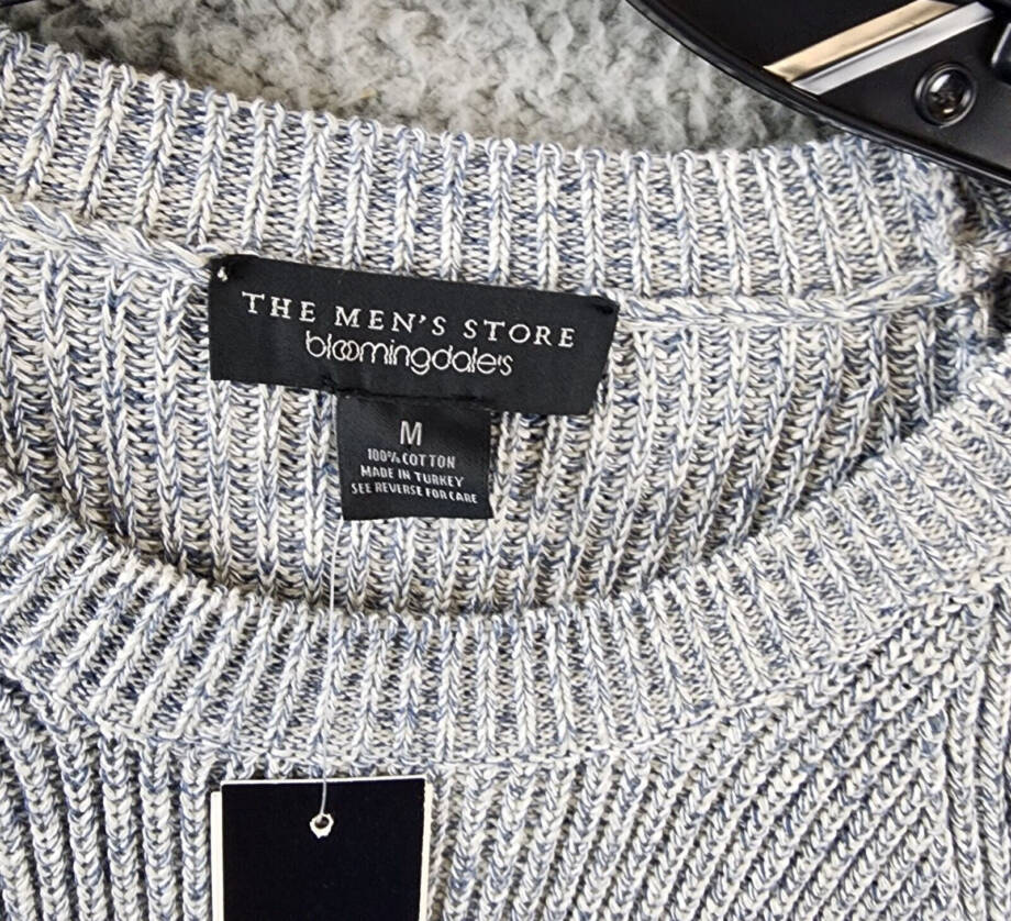 The Men's Store at Bloomingdale's Raglan Sleeve Crewneck Sweater Men's M Savanne