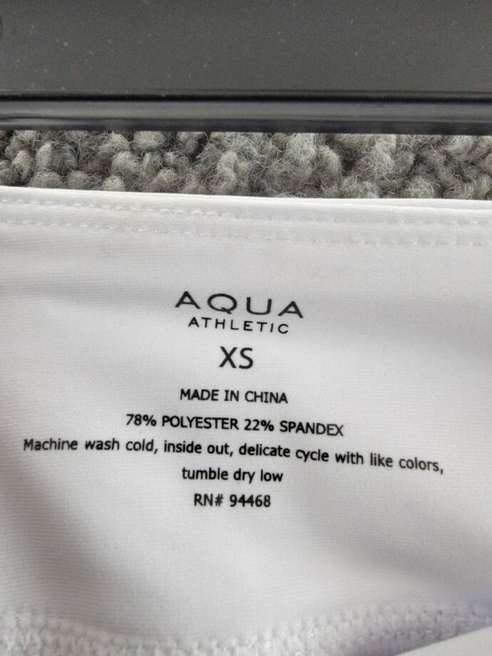 Aqua Athletic Contrast Trim Pull On Skort Women's XS White/Celery Pull On Style