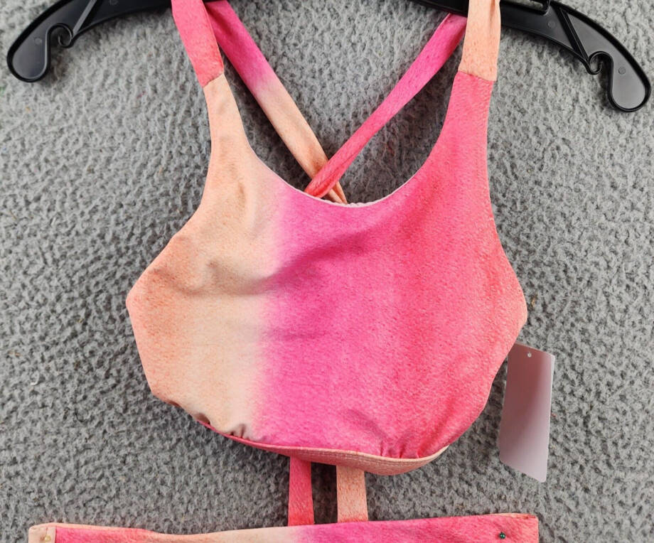 Splendid Dip Dye Scoop Neck Two Piece Swimsuit Girls' 14 Aloha Pullover/Pull On