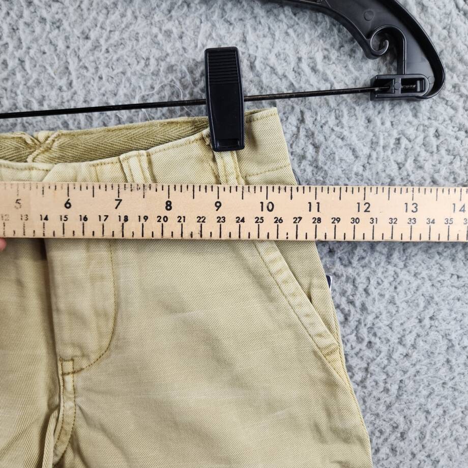 Polo Ralph Lauren Casual Shorts Girls 3 Beige Zip Fly Button Closure Belt Loop