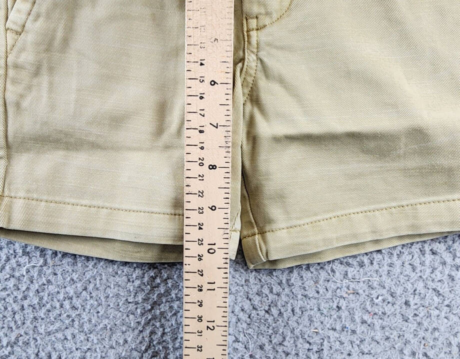 Polo Ralph Lauren Casual Shorts Girls 3 Beige Zip Fly Button Closure Belt Loop