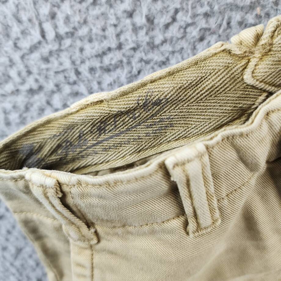 Polo Ralph Lauren Casual Shorts Girls 3 Beige Zip Fly Button Closure Belt Loop