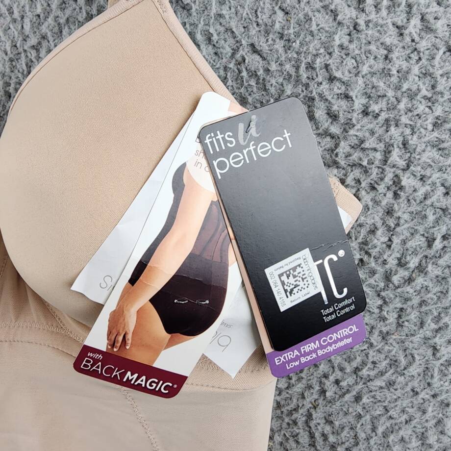 TC Fine Intimates Wonderful U Low Back Bodysuit Women's Nude Snap Gusset