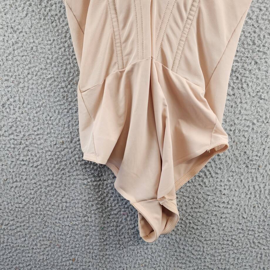 TC Fine Intimates Wonderful U Low Back Bodysuit Women's Nude Snap Gusset