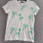 ATM Anthony Thomas Melillo Schoolboy Crewneck Tee Women's White/Green Pullover