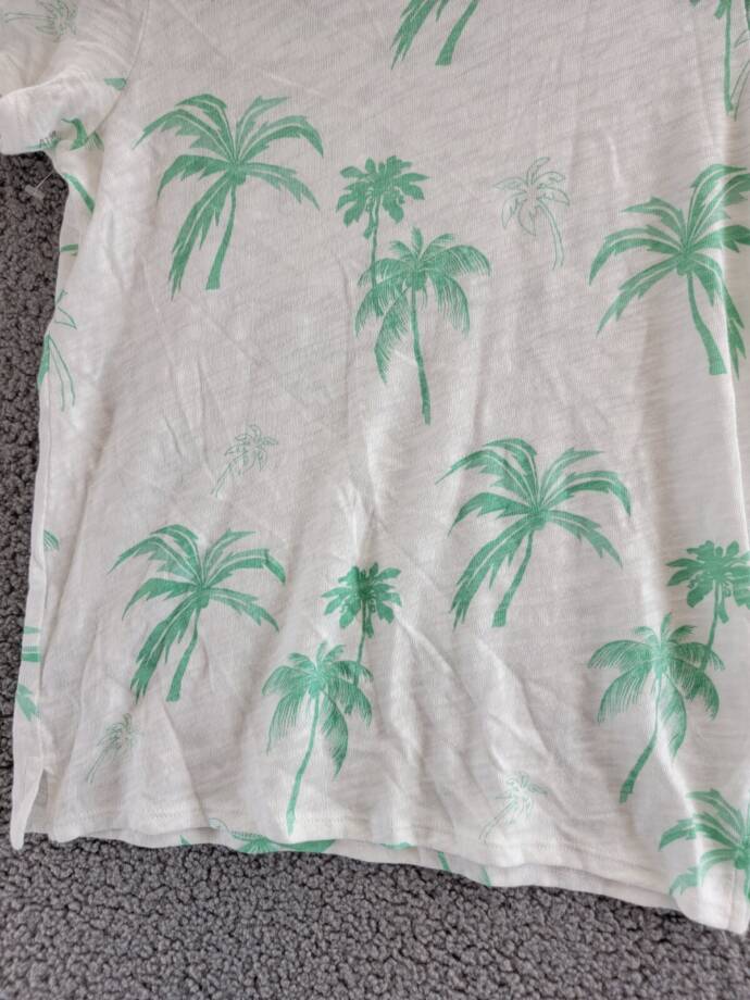 ATM Anthony Thomas Melillo Schoolboy Crewneck Tee Women's White/Green Pullover