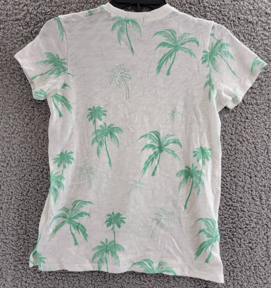 ATM Anthony Thomas Melillo Schoolboy Crewneck Tee Women's White/Green Pullover