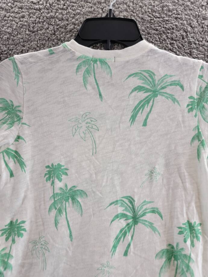 ATM Anthony Thomas Melillo Schoolboy Crewneck Tee Women's White/Green Pullover