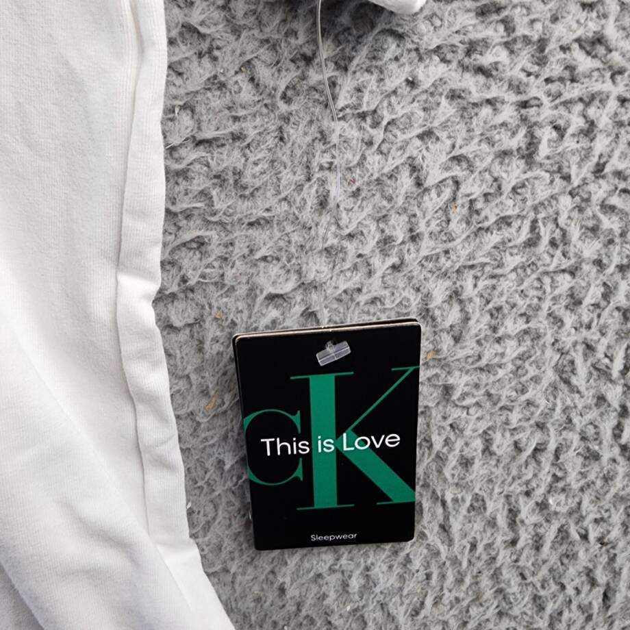 Calvin Klein Pride This Is Love Embroidered Logo Pajama Top Men's L White S/S