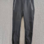 Blu Rock Slim Fit Fleece Jogger Pants Men's M Black Heat Seal Zipper Pockets
