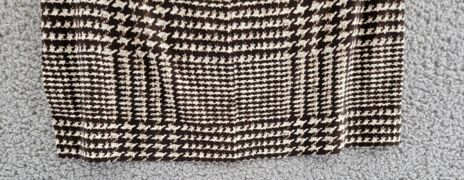 Norma Kamali Side Slit Mini Skirt Women's XS/29 Chocolate Glenn Pull On