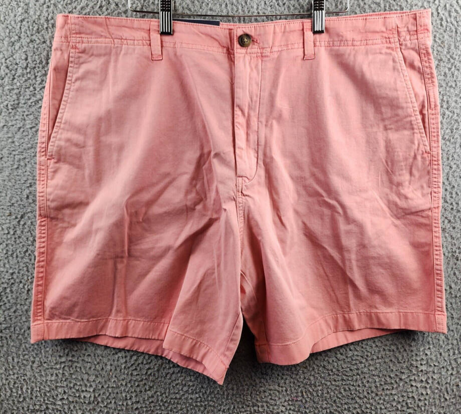 Vineyard Vines Island Shorts Men's 40 Cayman Slash Pockets High Rise Belt Loops~
