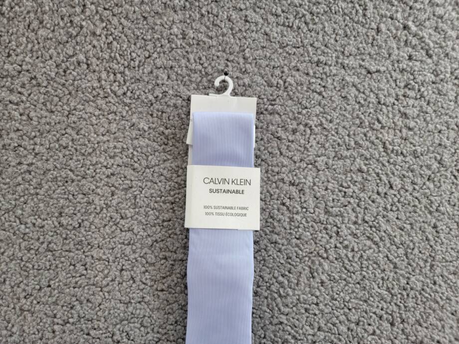 Calvin Klein Unison Solid Tie Men's Light Blue Adjustable