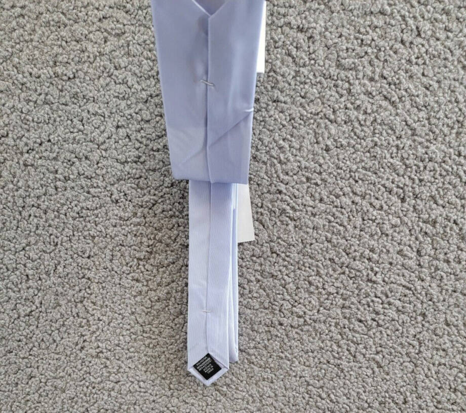 Calvin Klein Unison Solid Tie Men's Light Blue Adjustable