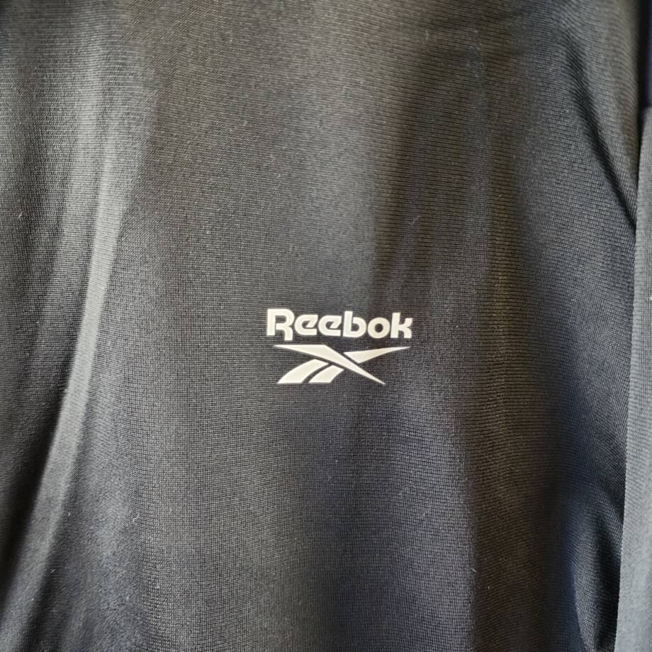 Reebok Plus Size Tricot Zip-Front Long-Sleeve Jacket Women's 2X 18-20W Black