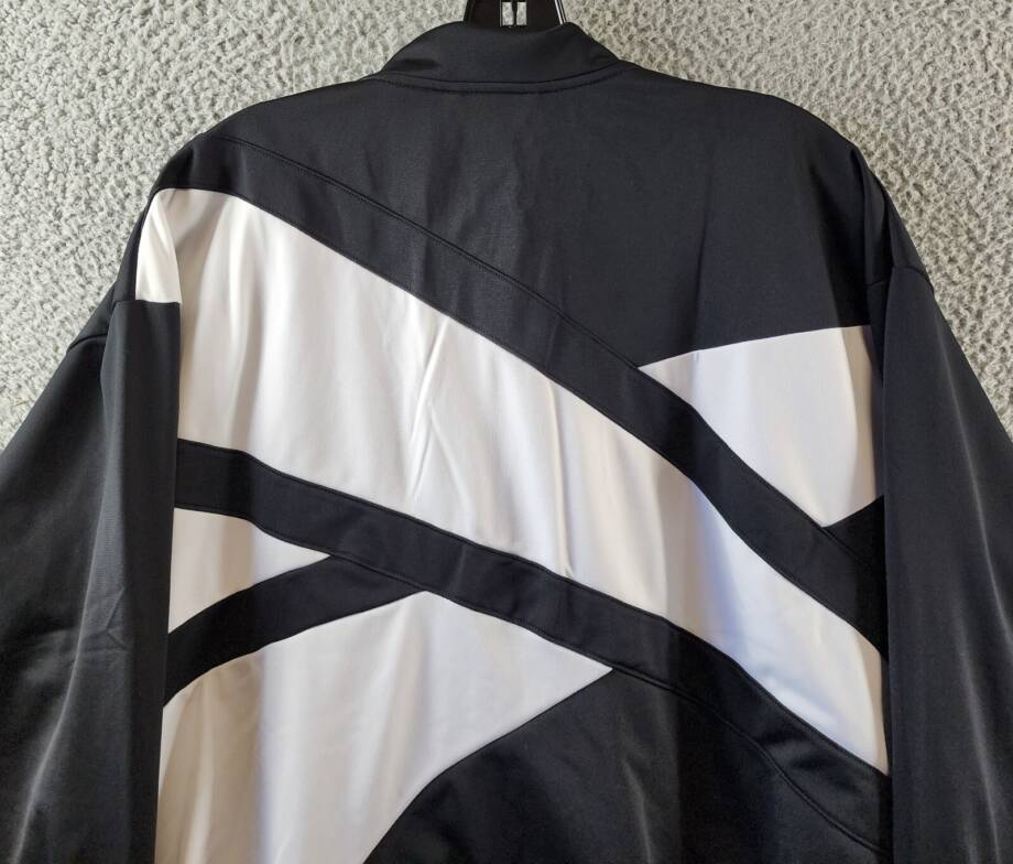 Reebok Plus Size Tricot Zip-Front Long-Sleeve Jacket Women's 2X 18-20W Black