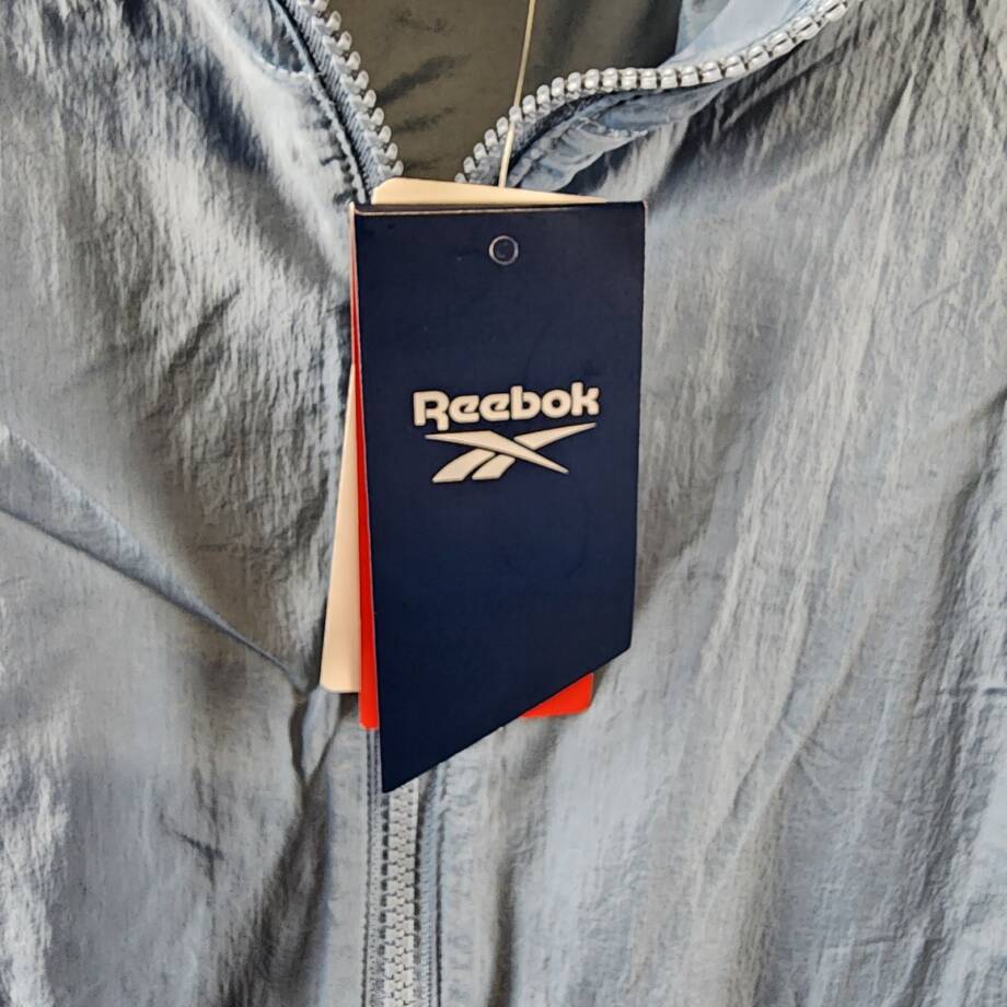 Reebok Plus Size Zip-Front Long-Sleeve Colorblocked Jacket Women's 4X Slate Blue