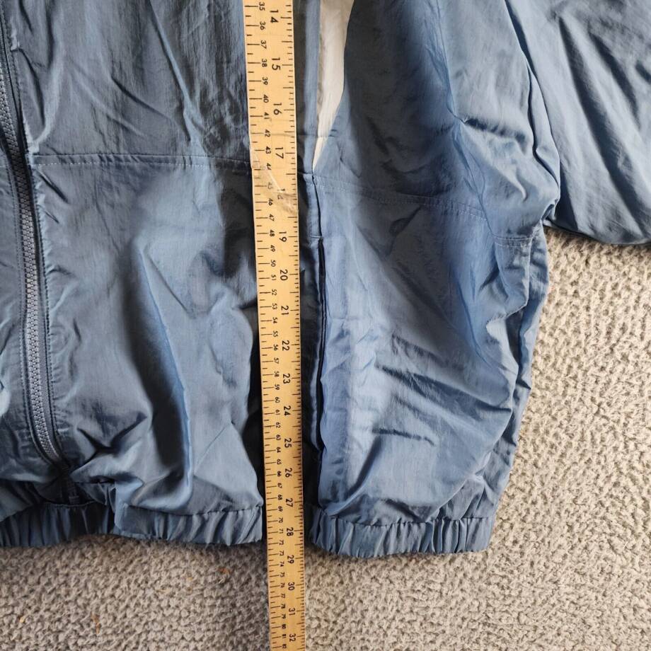 Reebok Plus Size Zip-Front Long-Sleeve Colorblocked Jacket Women's 4X Slate Blue