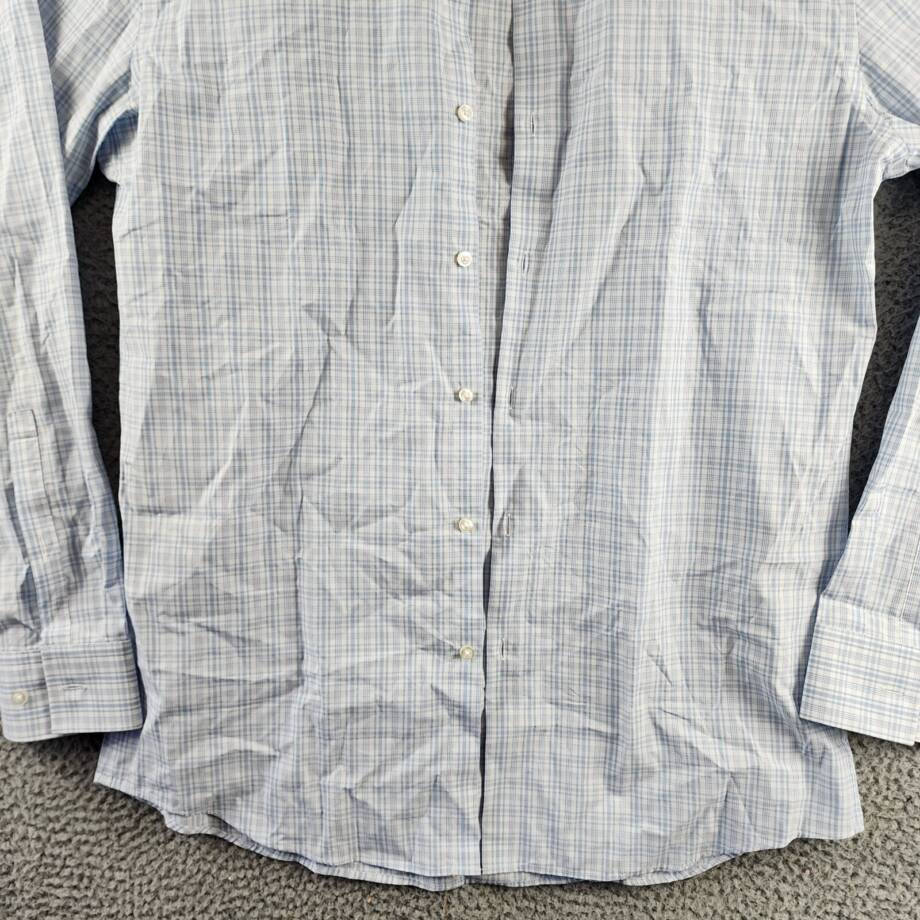 HUGO by Hugo Boss Kenno Slim-Fit Dress Shirt Men's 41 16 Light Pastel Blue L/S
