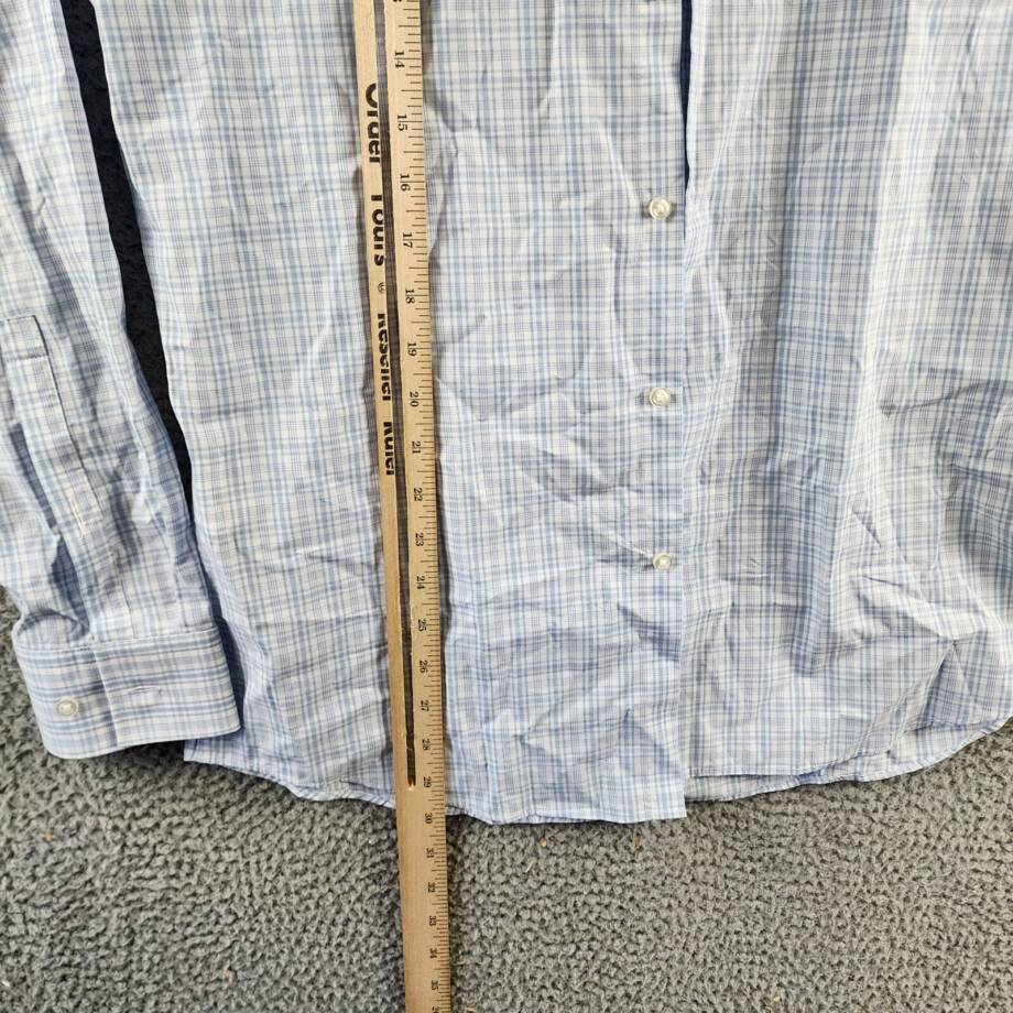 HUGO by Hugo Boss Kenno Slim-Fit Dress Shirt Men's 41 16 Light Pastel Blue L/S