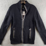 The Men's Store at Bloomingdale's Merino Wool Cardigan Sweater Men's S Black L/S