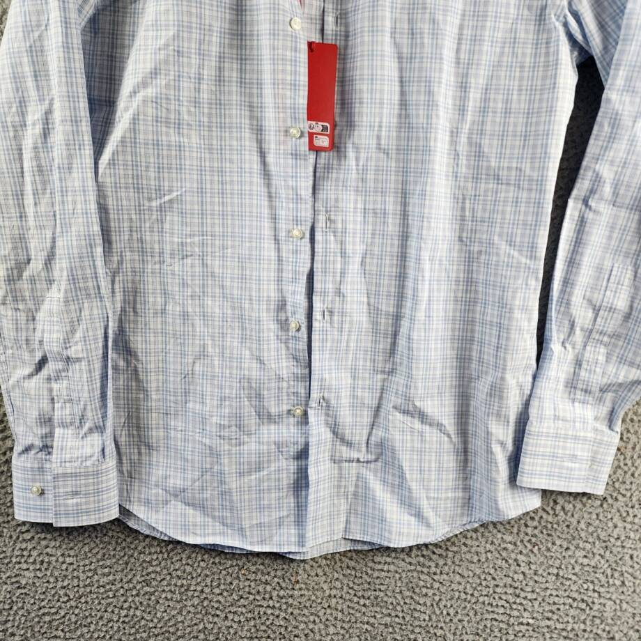 HUGO by Hugo Boss Kenno Slim-Fit Dress Shirt Men's 39 15.5 Light Pastel Blue L/S