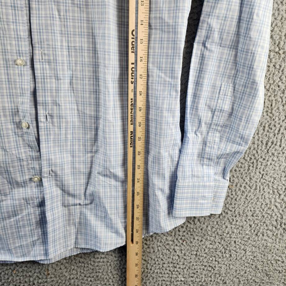 HUGO by Hugo Boss Kenno Slim-Fit Dress Shirt Men's 39 15.5 Light Pastel Blue L/S