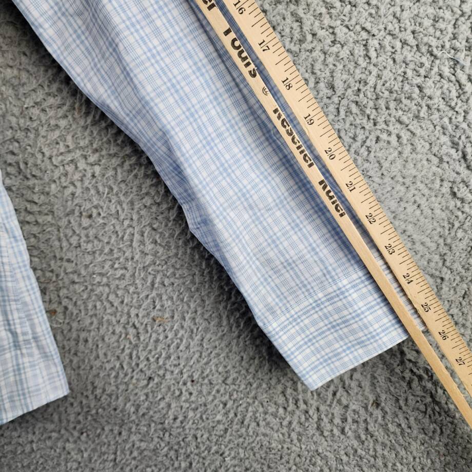 HUGO by Hugo Boss Kenno Slim-Fit Dress Shirt Men's 39 15.5 Light Pastel Blue L/S