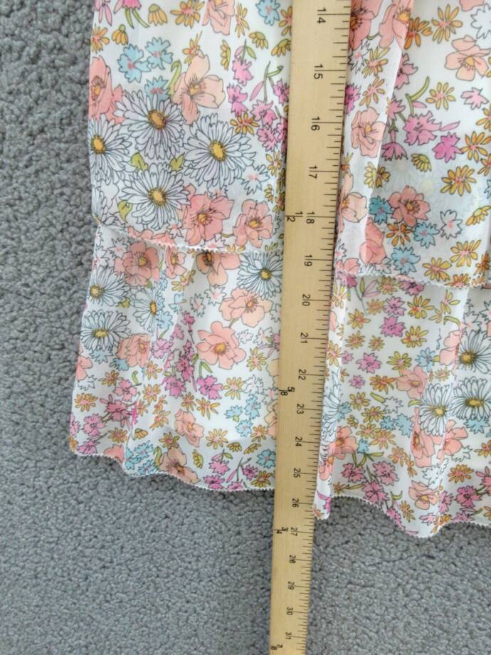 REISS Leela Jr Dress Little Girls' 5-6YPink Multi Floral Sleeveless Button Back