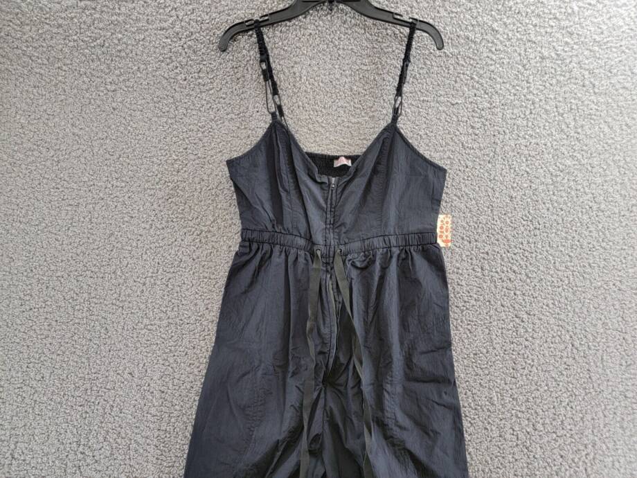 Free People Movement Down To Earth One-Piece Jumpsuit Women's S Black Sleeveless
